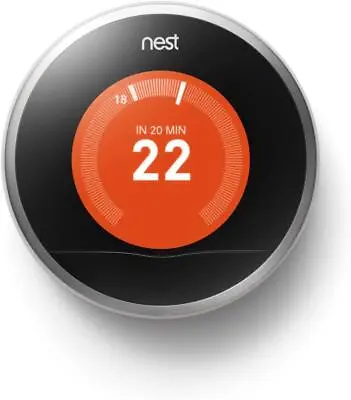Google Nest Learning Thermostat And Heatlink | T200377 | Silver • £139.95