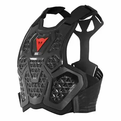 Dainese Adults MX 3 Motocross Enduro Bike Roost Guard Body Armour - Black • $372.54