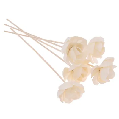 $4.03 • Buy Flower Fragrance Diffuser Oil Refill Rattan Reed Sticks Flowers  DIY Home Decor