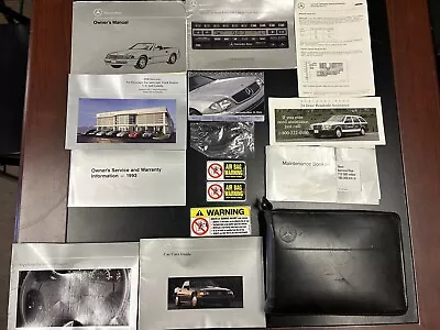 1993 MERCEDES SL SL300 SL500 SL600 OWNERS MANUAL  (off SL500 With Key Sleeve) • $200