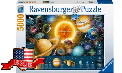 NEW & SEALED Ravensburger 16720 Space Odyssey Solar System 5000 Pc Jigsaw Puzzle • $109.95