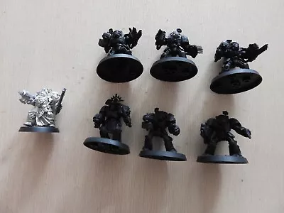 Citadel Warhammer 40k Plastic & Metal Figures Space Marines Terminator Squad X7 • £1.21