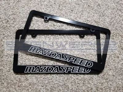 Mazdaspeed License Plate Frame Miata MX5 CX3 RX7 RX8 Outline - Pair • $24.29