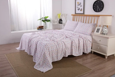 $28 • Buy Ramesses Ultra Soft Micro Flannelette Sheet Set -Printed