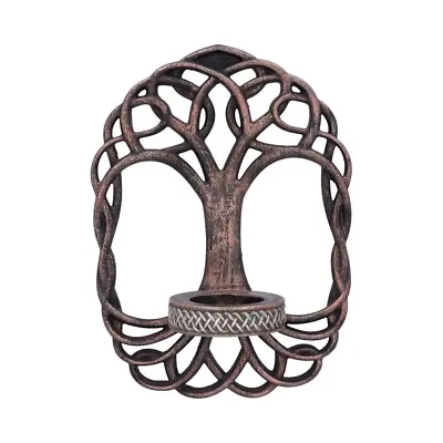 Nemesis Now TREE OF LIFE Wicca Wall Sconce Plaque Tea Light / Candle Holder 23cm • £16.75