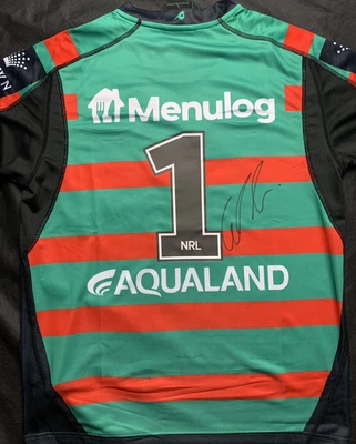 $399 • Buy Latrell Mitchell Sydney Rabbitohs Signed 2023 Home Jersey** Photo Proof **