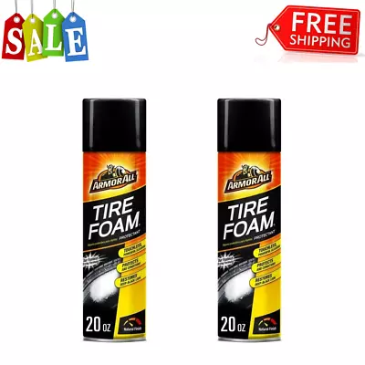 Armor All Tire Foam Automotive Protectant Foam 8956857 20 Oz ( PACK OF 2 ) • $12.99