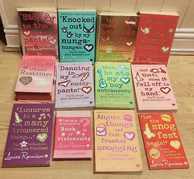 Louise Rennison Joblot Books X11 Including X1 Luuurve & Other Ramblings • £10