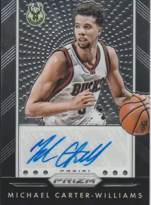 Michael Carter Williams 2015 Panini Prizm Autograph Auto Card P-MCW • $15