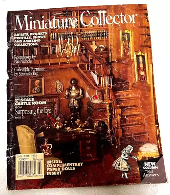 Miniature Collector Jan Feb 1995 Magazine Doll House As Is 94 Pages • $5