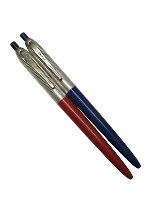 2 Vintage Wearever Ball Point Pens Aluminum Working • $19.99