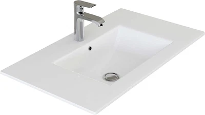£63.19 • Buy 600mm Basin Sink Worktop Countertop Cloakroom Ceramic Bathroom White