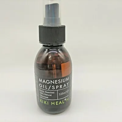 Kiki Health Magnesium Oil Spray Odourless 100% Natural 125ml  • £8.99