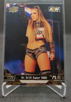 2023 Upper Deck AEW GOLD #33 DR BRITT BAKER Wrestling Card • $3
