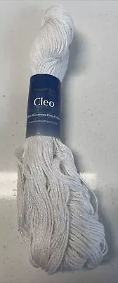 Plymouth Yarn Cleo Mercerized 100% Pima Cotton  -  White (100) • $5