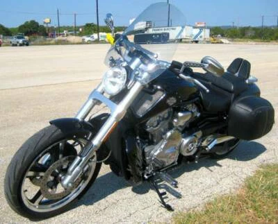 $79.36 • Buy Chrome Motorcycle Mirrors W/ LED Turn Signal For Harley V-Rod VRod Muscle VRSCF