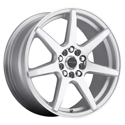 18x7.5 Raceline 131S Evo Silver Machined Wheels 5x110/5x4.5 (+42mm) Set Of 4 • $731