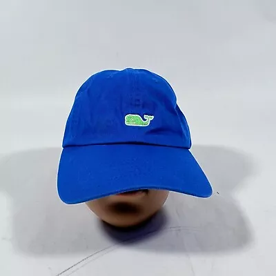 Vineyard Vines Cap Blue Hat With Green Whale Logo Adjustable • $9.95