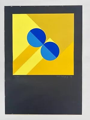 Original Serigraph Victor Vasarely 302/500 Geometric Design • $150