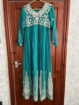 £15 • Buy Partywear Anarkali Dress Pakistani Indian Wedding Suit 