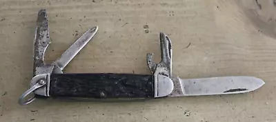 Vintage Camilus Electrician Camper 4 Blade Pocket Knife USA • $12