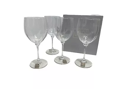 Mikasa Stephanie Austria Goblet Crystal Set Of 4 Unused W/ Box & Tags • $89.99