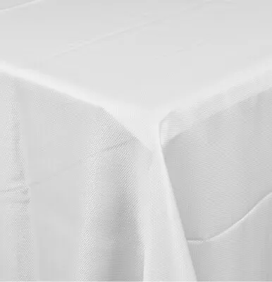 Damask Cream Off White Tablecloth Rectangle Oblong 220cm X 150cm Dining Table • £9.99