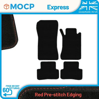Express With Red Pre-Stitch Trim Car Mats To Fit Mercedes C-Class CL203 Coupe... • $29.12