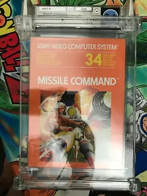 Missile Command Atari 2600 Orange Box 1987 Sealed WATA 9.4 B+ • $150