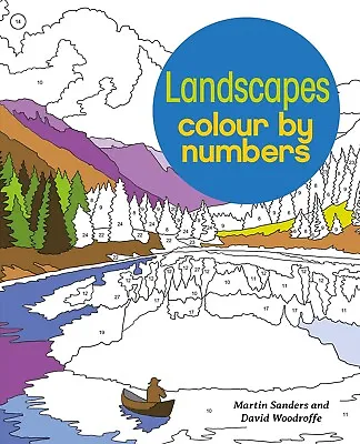 Landscapes Colour By Numbers Advanced Colouring Book New • £6.99
