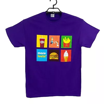 Vintage Unisex T-Shirt More Lovin' Purple Dr. Pepper Big Mac Size M • $19.89