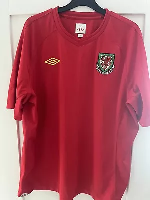 Wales 2010 Football Shirt Umbro Size Xl • £34.99