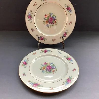 $22.95 • Buy Beautiful Set Of 2 Vintage Lenox Rose China J - 300 Dinner Plates  Made In USA