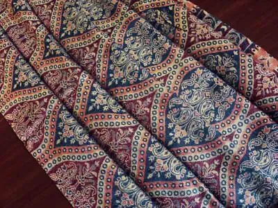 Kashmir Jamavar Rich Silk Pashmina Cashmere Large Shawl Wrap Throw Stole Scarf • £34.79