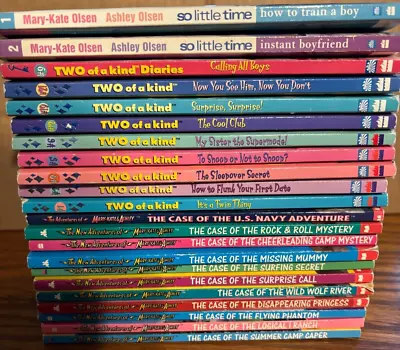 Mary Kate And Ashley Chapter Book Lot Of 22 New Adventures Two Of Kind So Little • $69.95