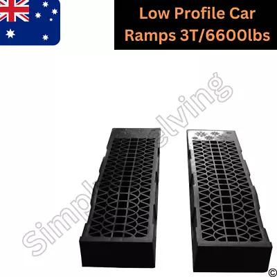 Heavy-Duty Low Profile Car Service Ramps Set 2T Lowered Pair Brand New Strong AU • $49.50