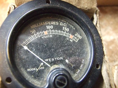 £30 • Buy Tcs Transmitter Pa Meter Ww2 Military Radio Weston