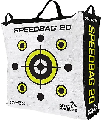 DELTA MCKENZIE Archery SPEEDBAG 20'' Target White Max FPS 2 Shootable Sides Bow • $64.95