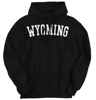 Wyoming Athletic Vacation State Pride Gift WY Adult Long Sleeve Hoodie Sweatshir • $29.99