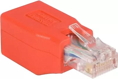 Cat6 Cable Cat6 Crossover Adapter GbE Red Ethernet Network Cable C6 • $28.86