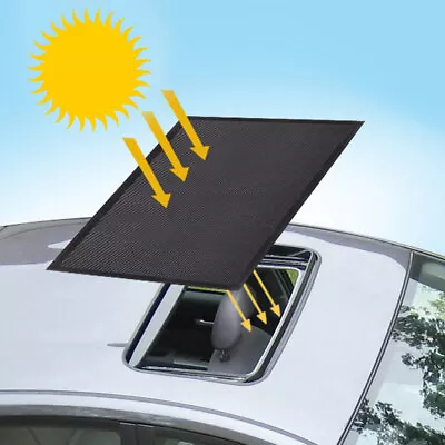 95x55cm Magnetic Moonroof Mesh Car Roof Sunroof Sun Shade Shield Cover Protector • $17.88