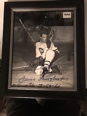 George Armstrong And  Al “Junior” Langlois 8x10 Framed Signed Photo • $145.66