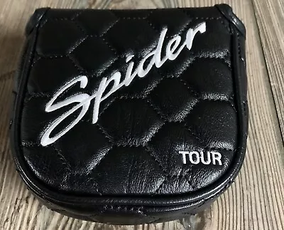 NEW Spider Tour Black Golf Mallet Putter Head Cover For TaylorMade Magnetic Lid • $14.99