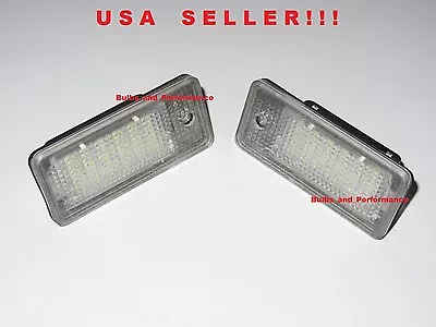 LED License Plate Lights For Audi A3 S3 A4 S4 RS4 (B6 B7) A6 A8 Q7 RS6 Audi NEW • $12.94