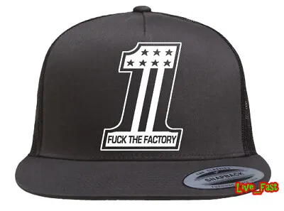 FUUCK THE FACTORY HAT Outlaw Biker Custom Chopper Motorcycle Culture Ftw • $19.99