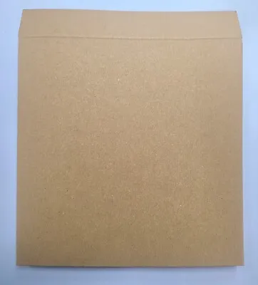 5 X 12 Inch Brown Single 12'' LP Vinyl Card Mailer Peel & Seal Envelopes By Neo • £8.49