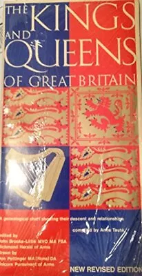 Kings And Queens Of Great Britain: A Genealogical Chart Sho... Sheet Map Folded • £9.40