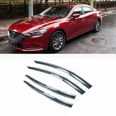 For Mazda 6 Atenza 2018-2021 Abs Window Visor Shades Sun Rain Guard 4PCS • $128.99