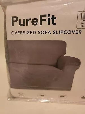 PureFit Oversized Sofa Couch Slipcover Gray • $23.50