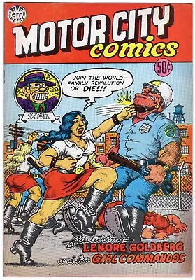 Motor City Comics #1 1968 3rd R. CRUMB 1970 CLASSIC Underground Comic Comix • $24.95